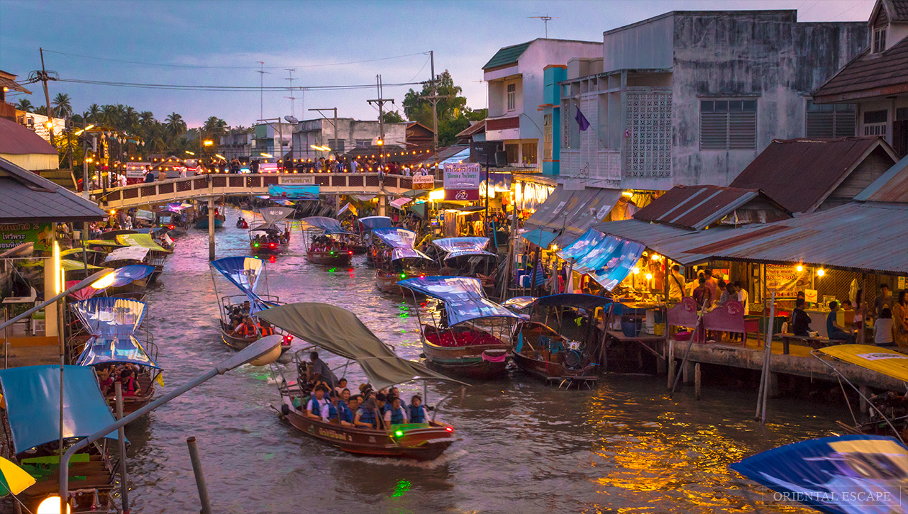 Private Excursion to Maeklong Railway and Floating Markets, Bangkok